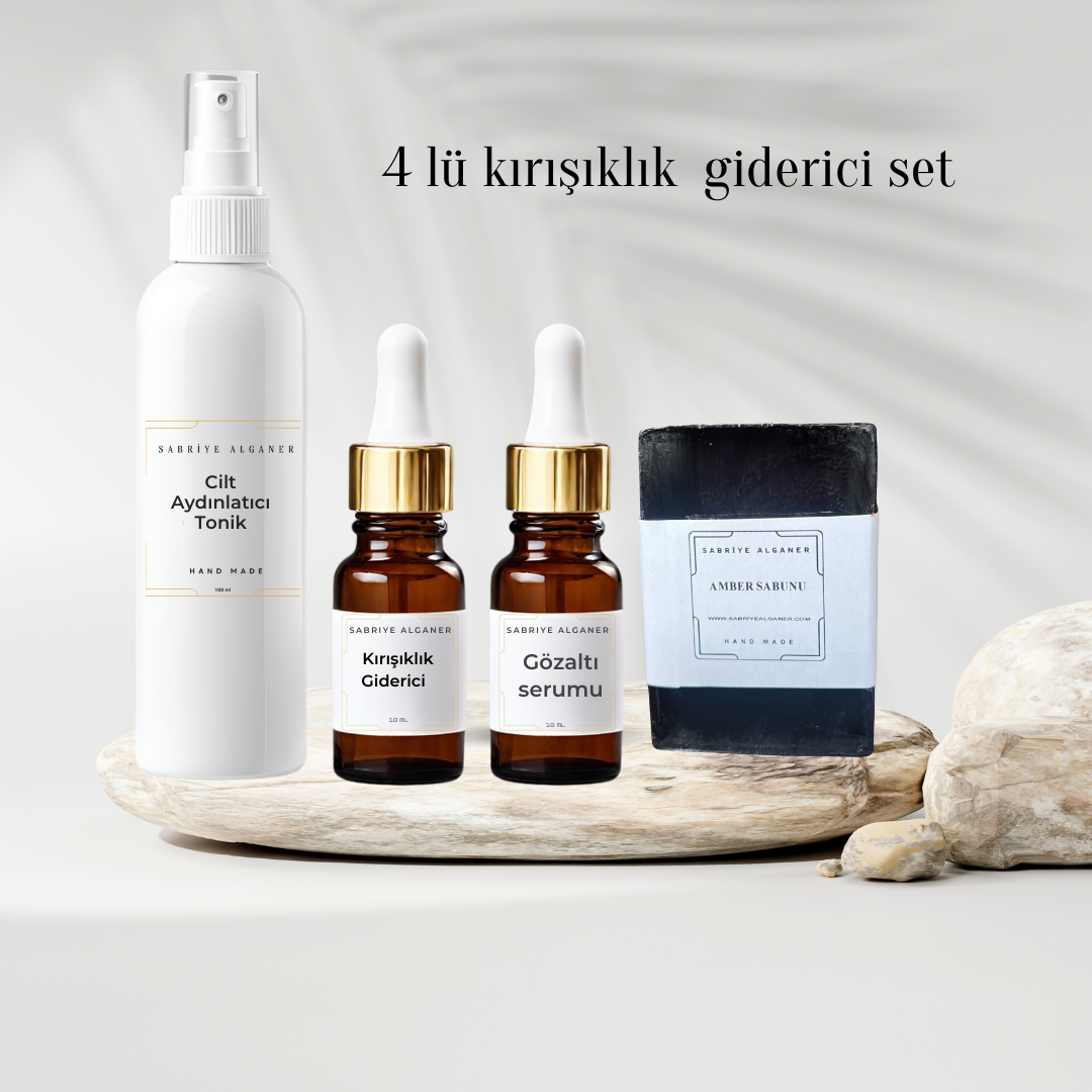 Lifsiz Amber sabunlu 4 lü kırışıklık giderici set