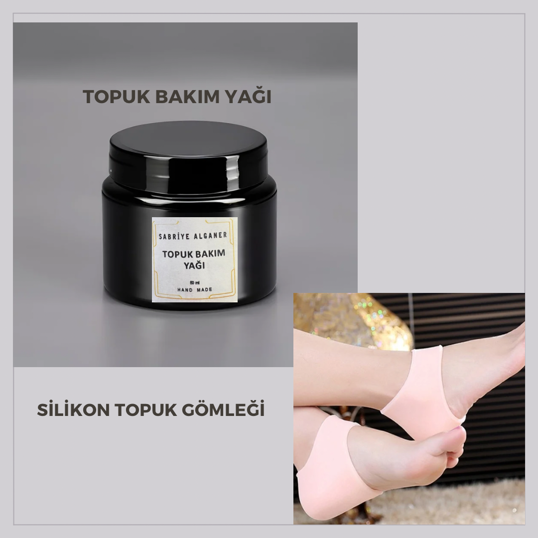 Topuk Bakım Yağı ve Silikon topuk gömleği